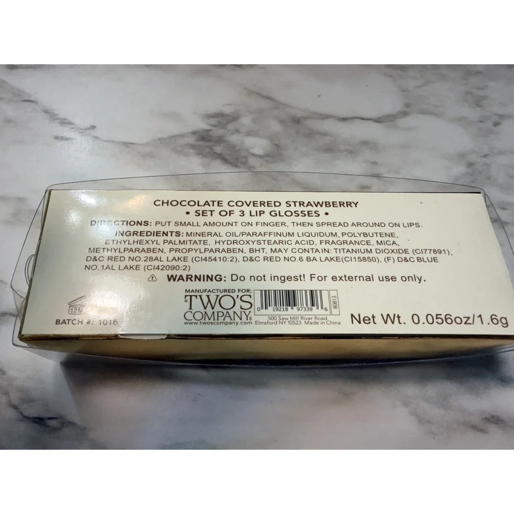 SUPER NEAT‎ 3 NIP CHOCOATE COVERED STRAWBERRY LIP GLOSS (2872)